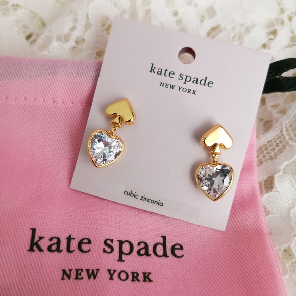 NEW Kate Spade Everyday Drop Studs Earrings with Dust Bag K5774 $99